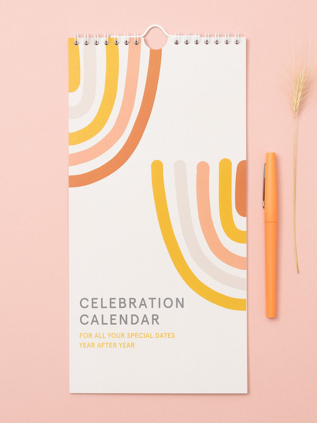 Once Upon a Tuesday Celebration Birthday Calendar - Abstract Rainbow