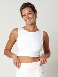 Gossypium Evolve Cropped Yoga Vest