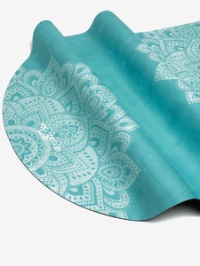 Yoga Design Lab Curve Mat - Mandala Turquoise