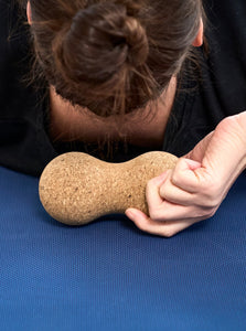 hardbackhollow Cork Peanut Massage Roller