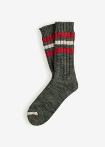 Thunders Love Outsiders Collection Men's Recycled Cotton Socks - Green