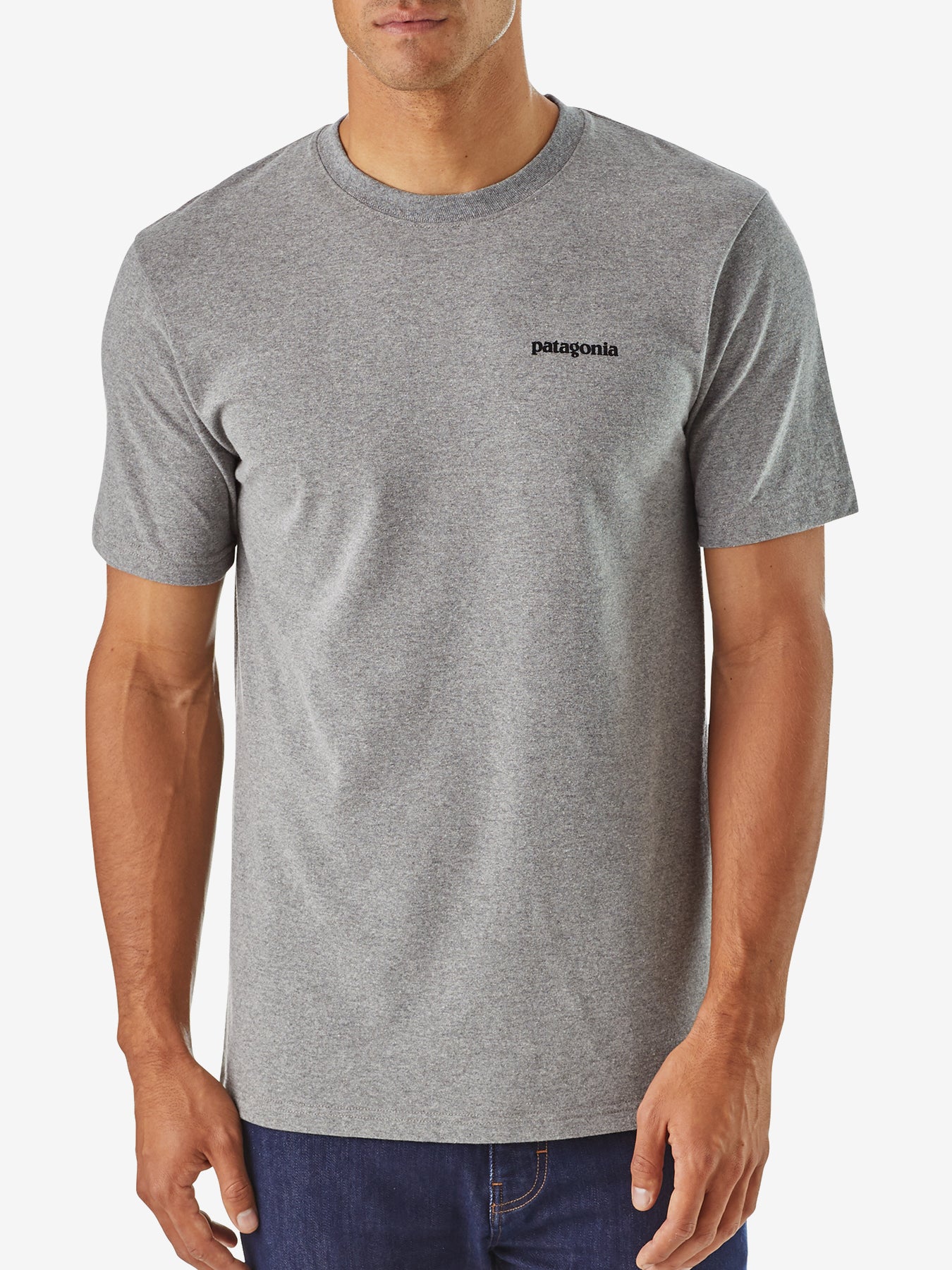 Patagonia P-6 Logo Responsibili-Tee - Gravel Heather