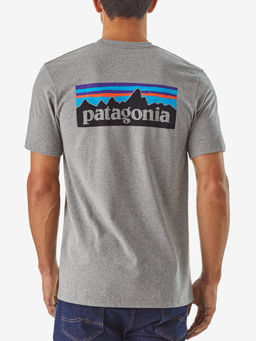 Patagonia P-6 Logo Responsibili-Tee - Gravel Heather