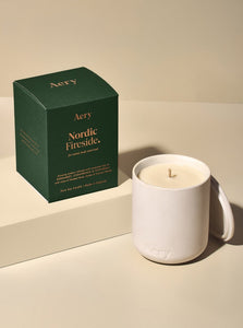 Aery Winter Candle - Nordic Fireside