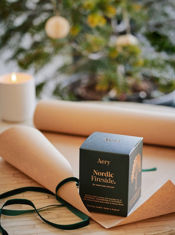 Aery Winter Candle - Nordic Fireside