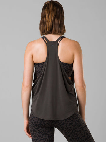 prAna Lunar Glow Sleeveless Tank - Dark Iron