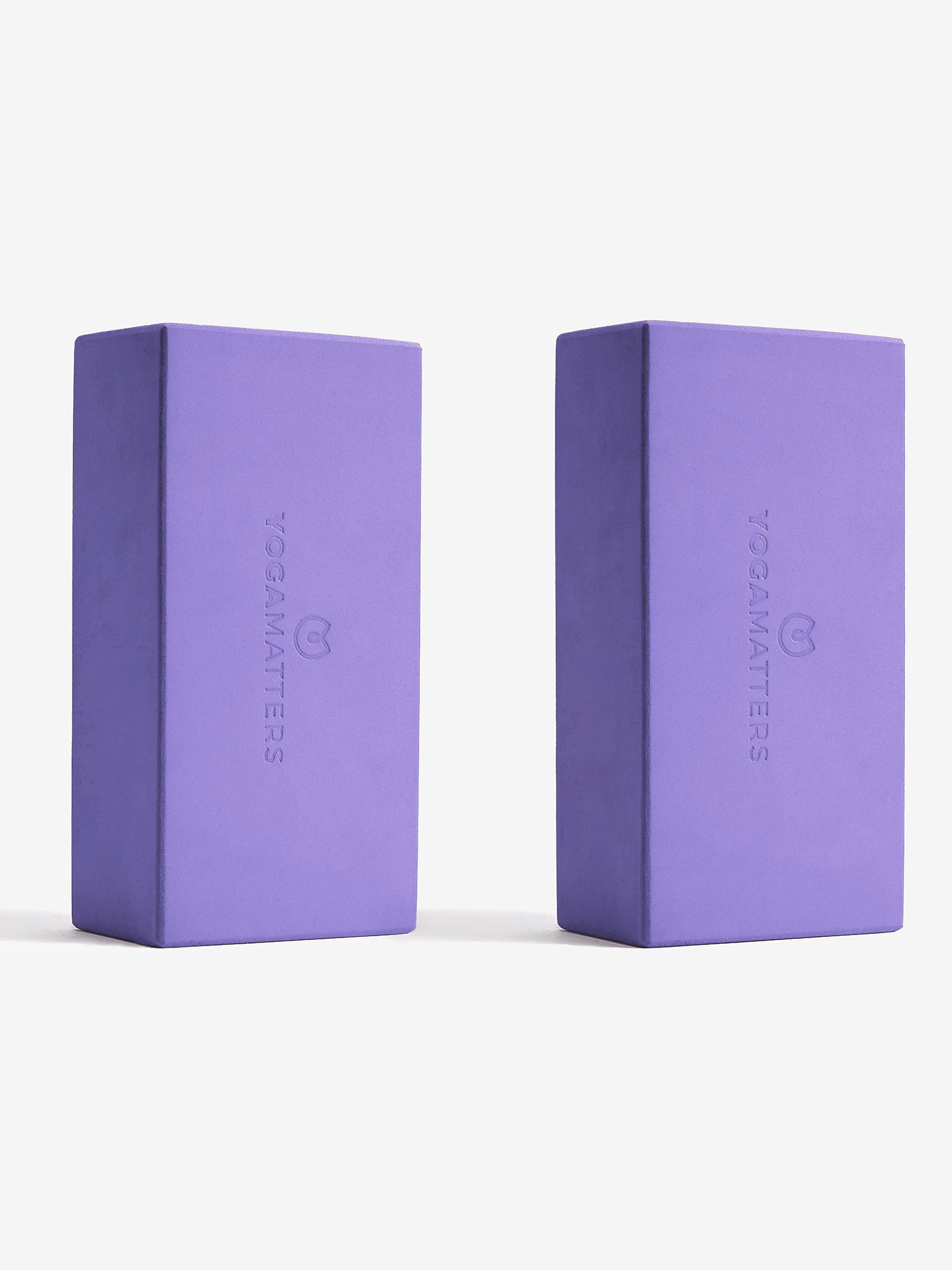 hardbackhollow Yoga Brick Pair - Purple
