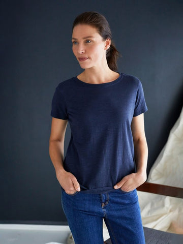 Thought Fairtrade Organic Cotton Tee - Navy