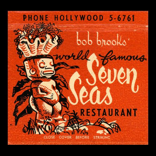 Seven Seas Tiki Matchbook