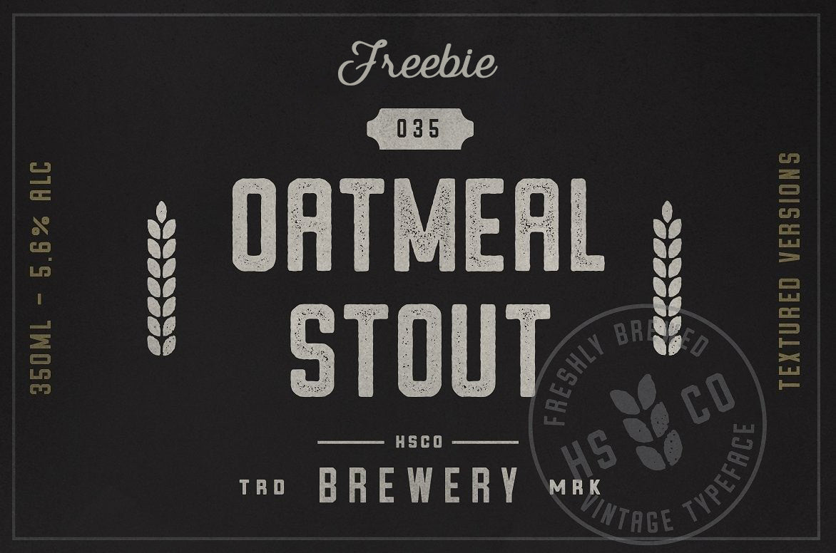 Oatmeal Stout Aged Freebie