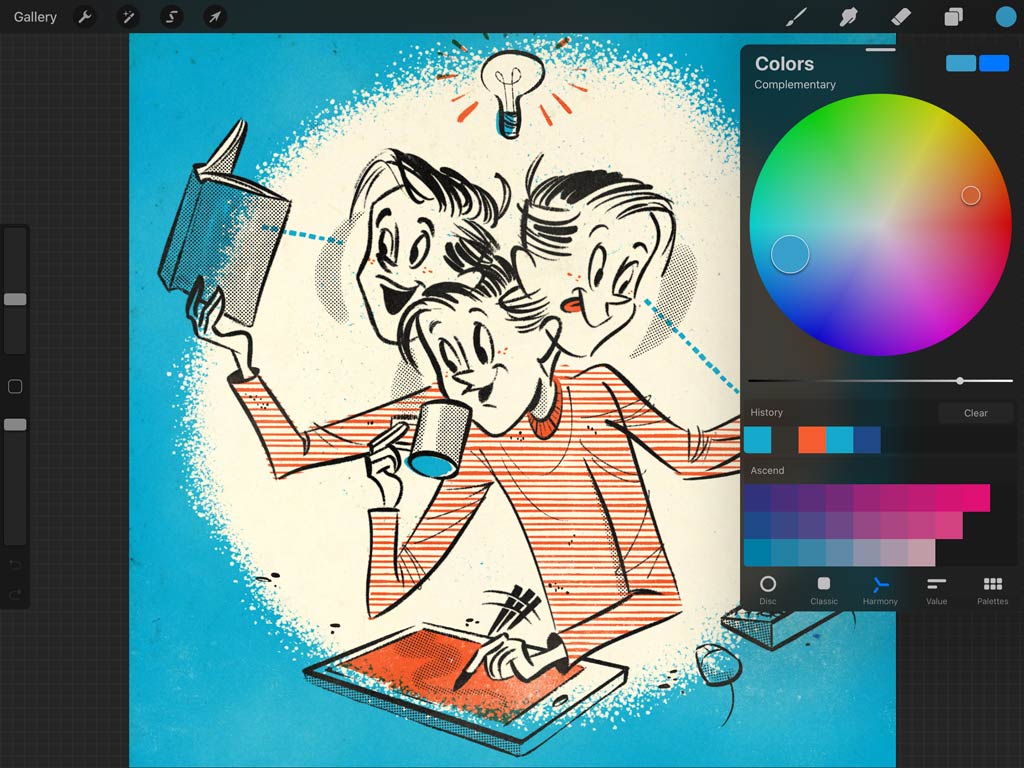 procreate drawing app