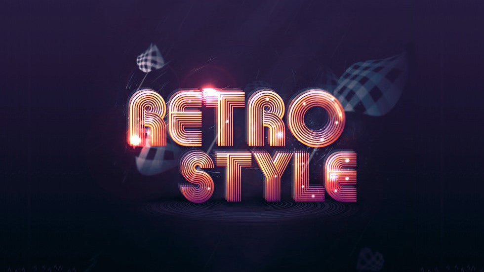 Retro And Vintage Typography Tutorials In Photoshop And Illustrator