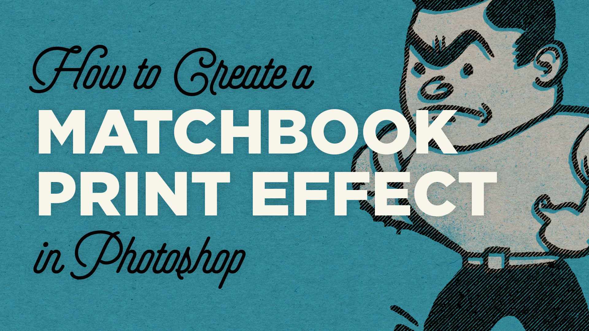 Matchbook Print Effect Freebie