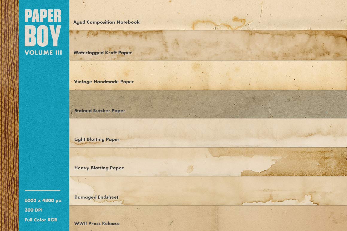 Old Paper Textures for Clip Studio Paint | RetroSupply Co.