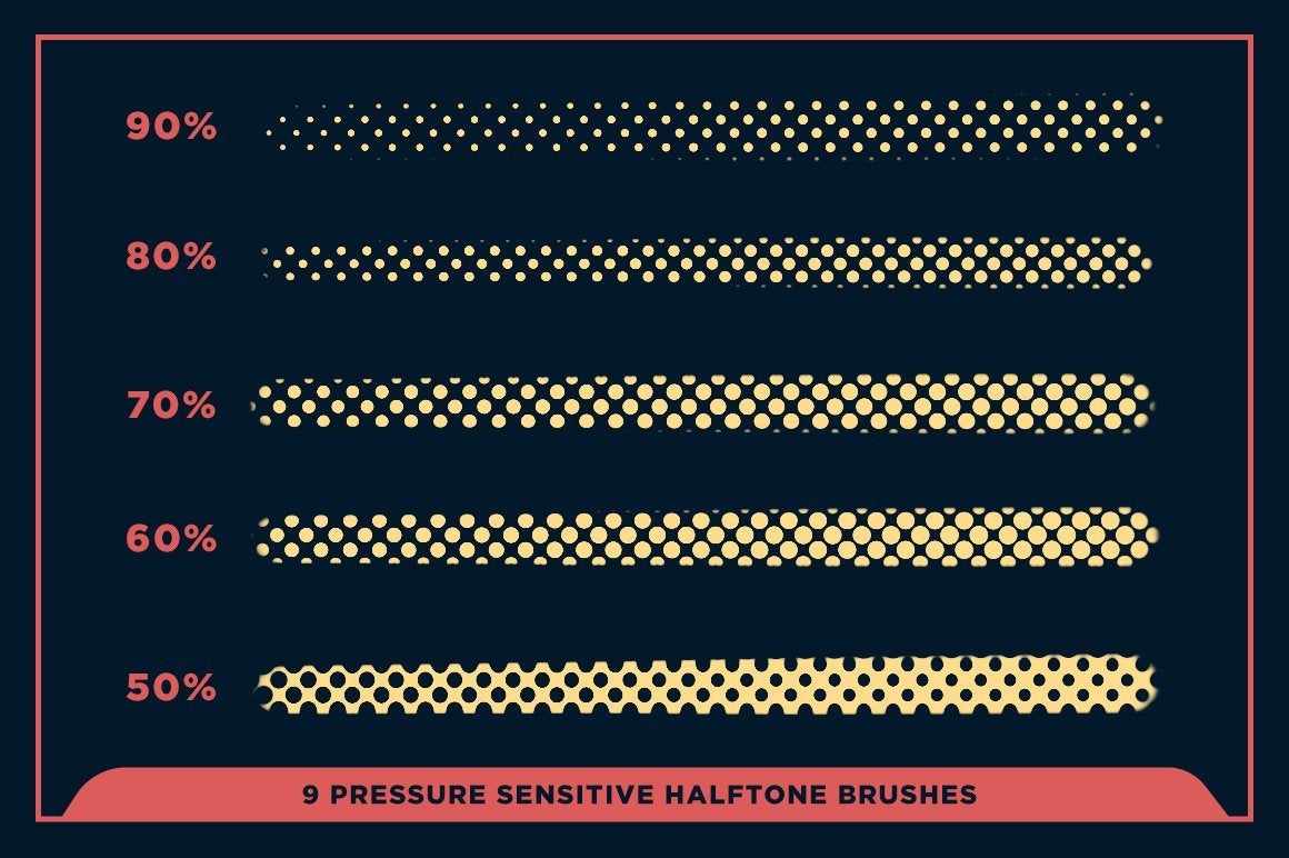 halftone pattern procreate