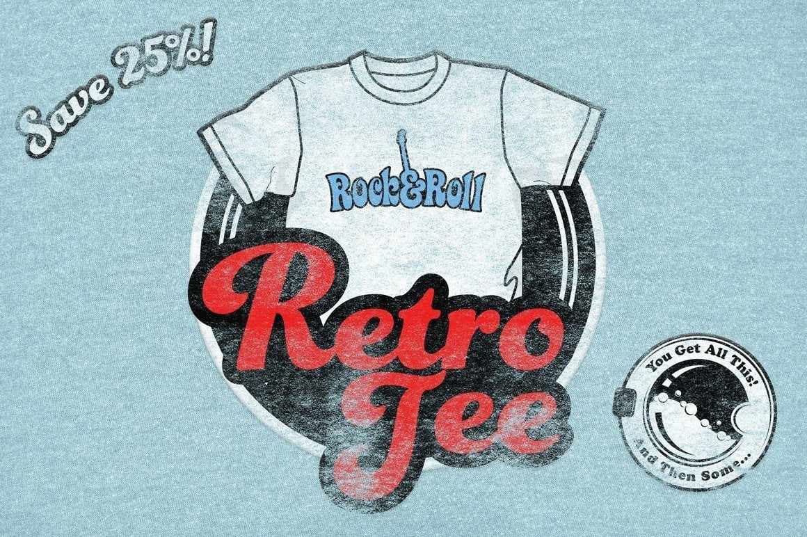 Download Retrowash Retro T Shirt Mock Up Template Retrosupply Co