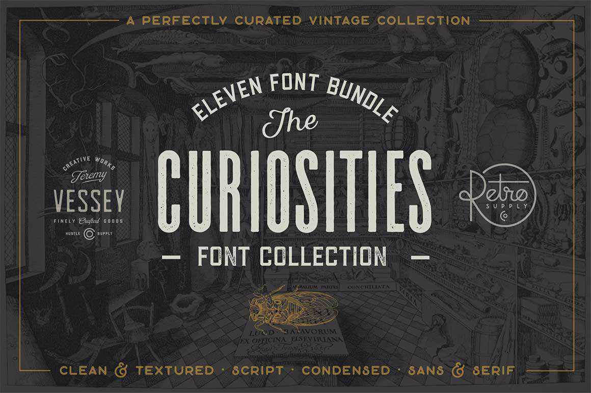 Download The Curiosities Font Collection Retrosupply Co