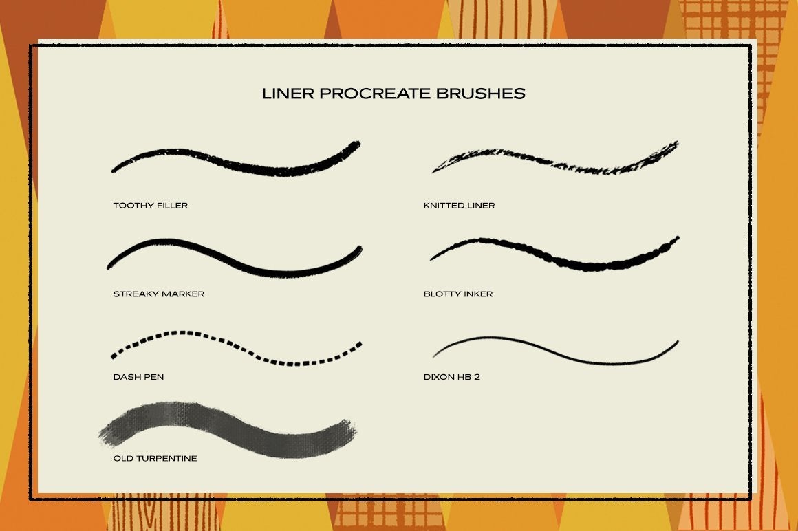 The Liner Brush Pack For Procreate Retrosupply Co