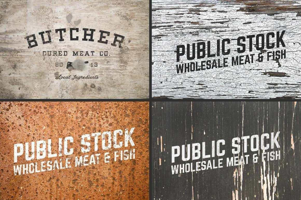 Download Weathered Mock Up Templates For Adobe Photoshop Retrosupply Co