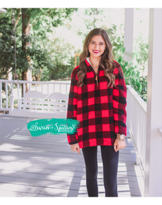 old navy buffalo plaid pullover