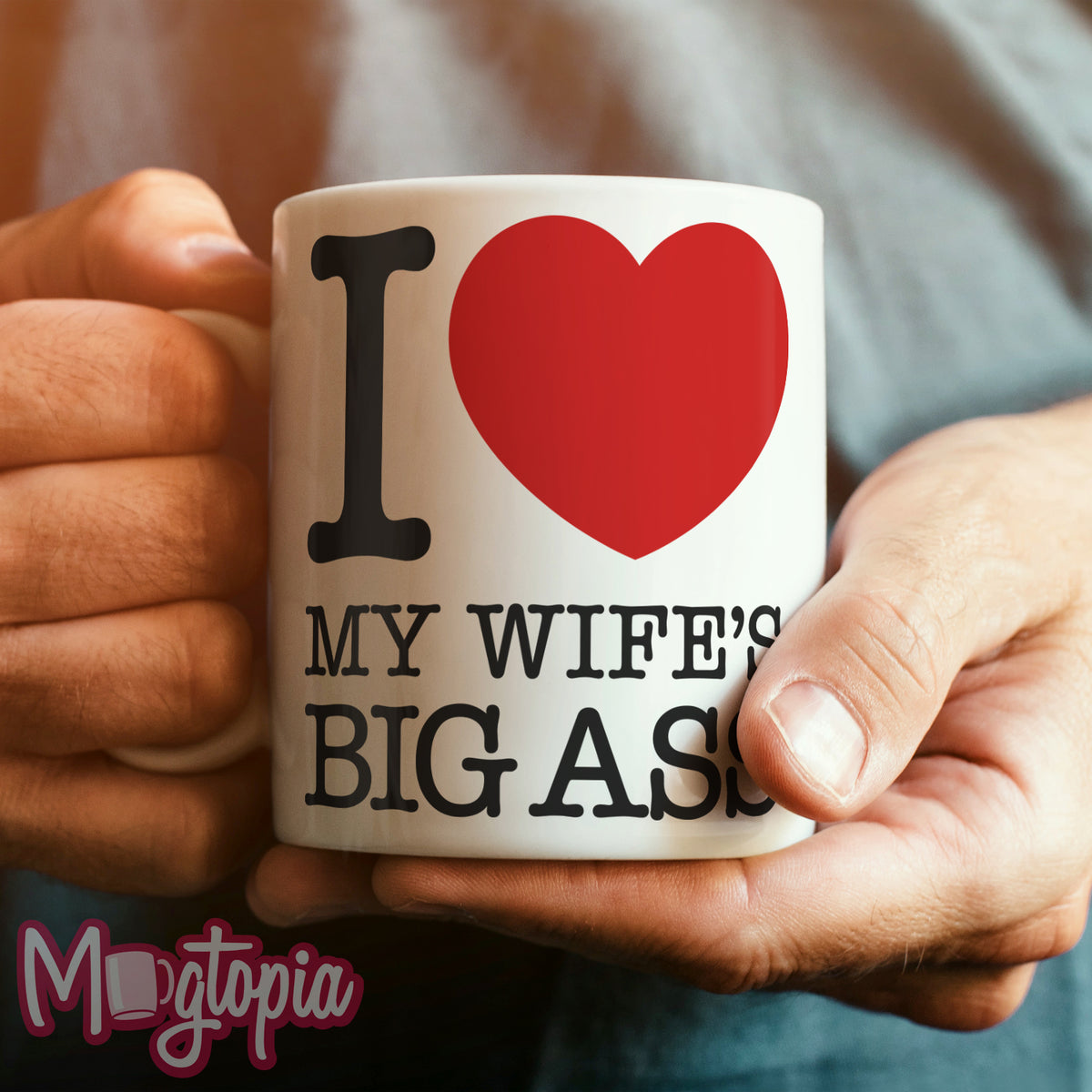 I Love My Wifes Big Ass Mug Valentine Birthday Anniversary 