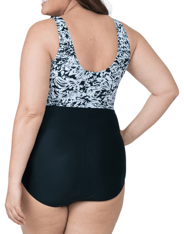 Caribbean Sand Women's Plus Size Ruched 1 Piece Swimsuit – Swimsuit Station  Outlet