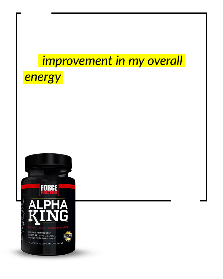 I definitely can feel an improvement in my overall energy. I’m 55 years old and had pretty much given up on feeling better and having energy until I found Force Factor. I highly recommend anyone my age or older try these products. – Pepper