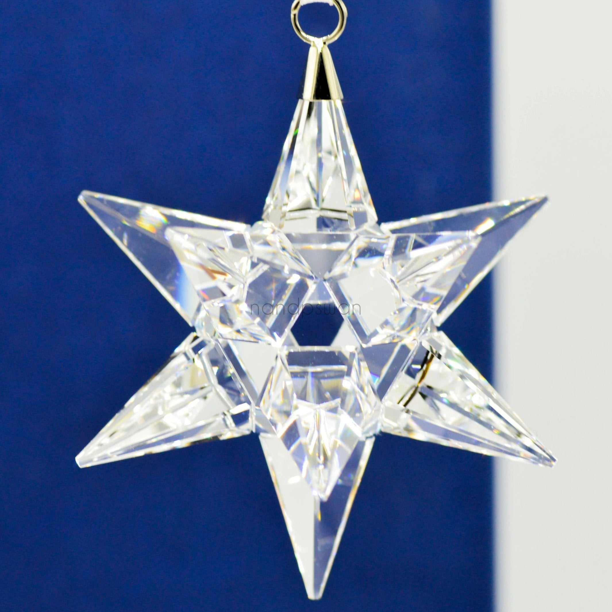 Swarovski Clear 3D Star Christmas Ornaments 5064257 N&P Swan ltd