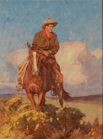 Wyoming Cowboy painting by Grant Redden