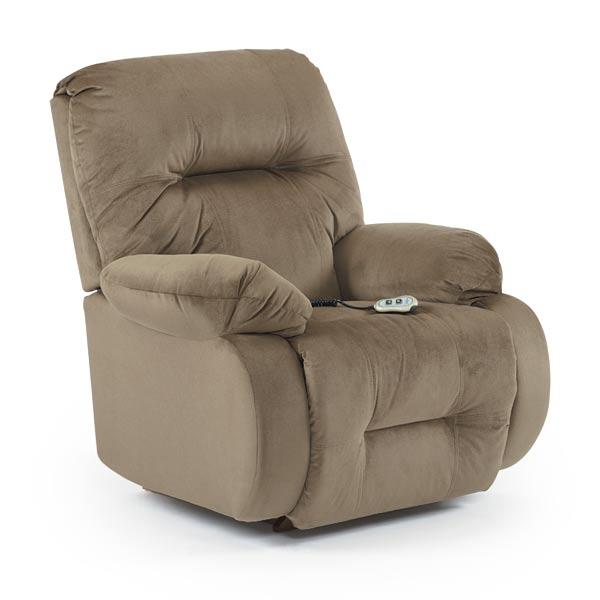 BRINLEY 8MP84LU Leather Power Space Saver Recliner