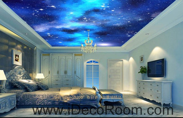 Galaxy Star Moon 00073 Ceiling Wall Mural Wall Paper Decal Wall Art Print Decor Kids Wallpaper