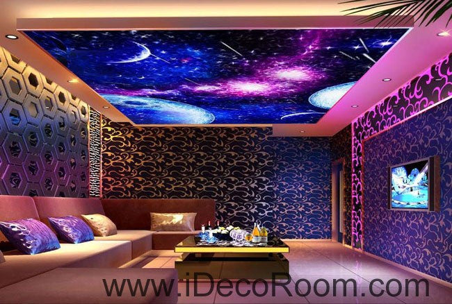 Planets Outerspace Night Sky 00088 Ceiling Wall Mural Wall Paper