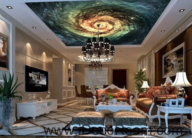 Stars Swirl Space Sky 00093 Ceiling Wall Mural Wall Paper Decal