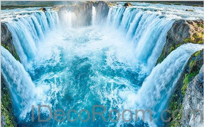 Waterfall River 00010 Floor Decals 3d Wallpaper Wall Mural Stickers