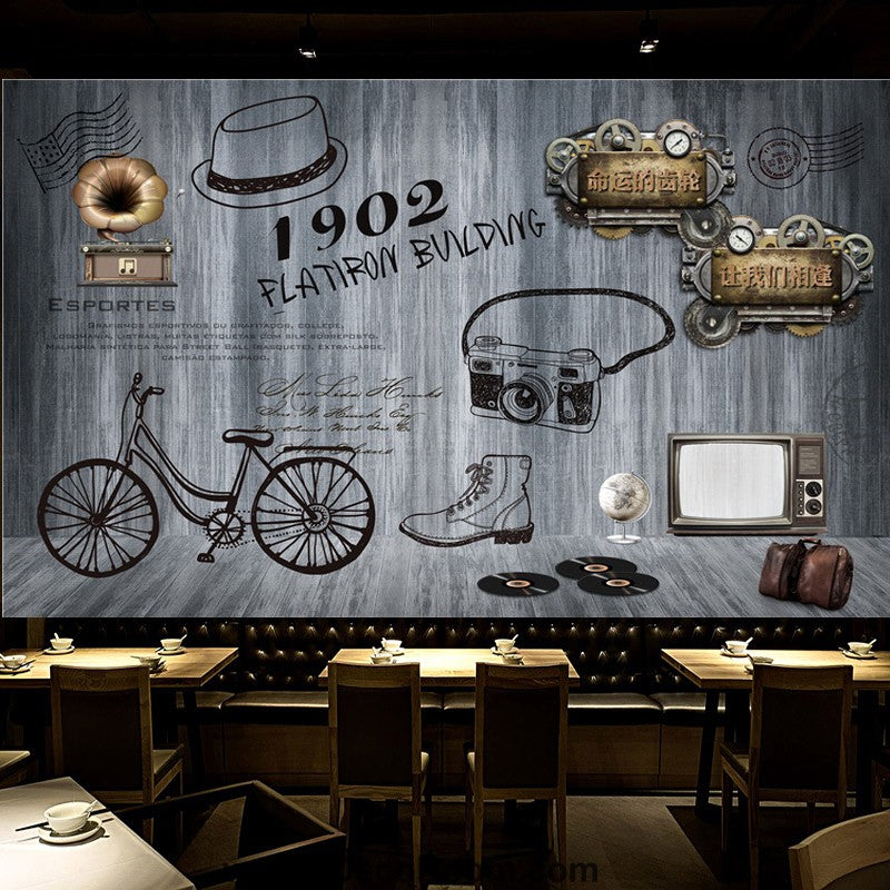 Coffee shop Wallpaper Coffee Club Cafe Wall Murals IDCWP-CF-000044 –  IDecoRoom