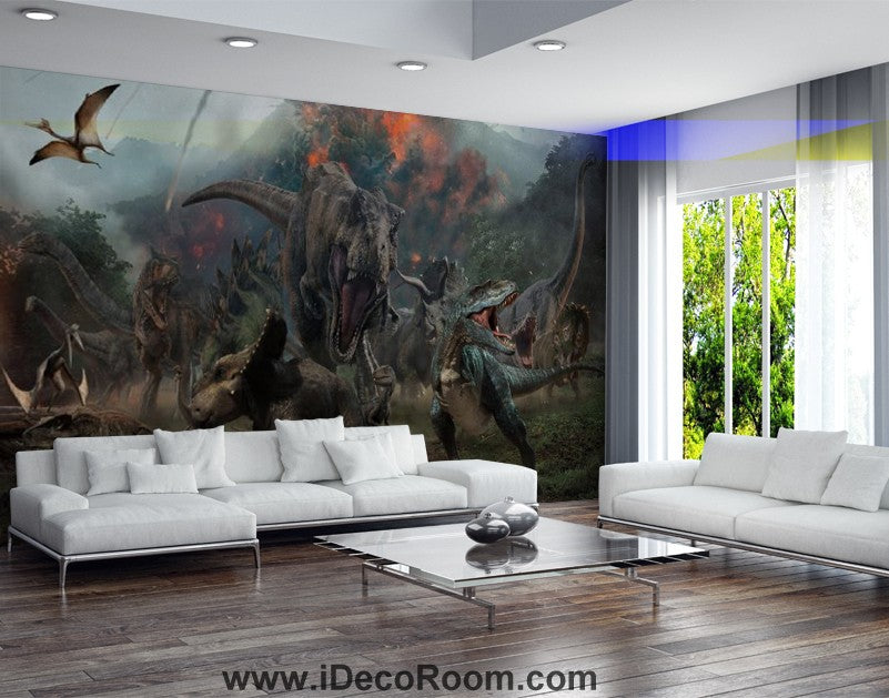 Dinosaur Wallpaper Large Wall Murals For Bedroom Wall Art Idcwp Kl 000163