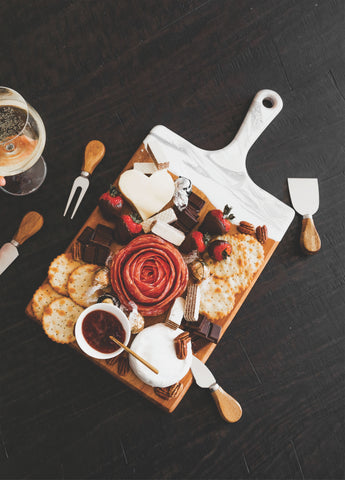 large marble resin cheese board