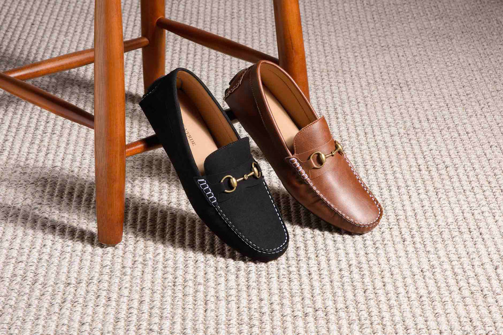 vegan leather loafers