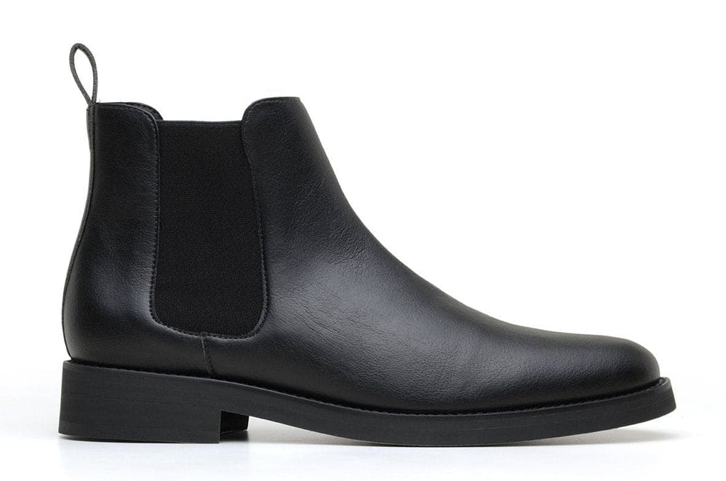 vegan leather chelsea boots