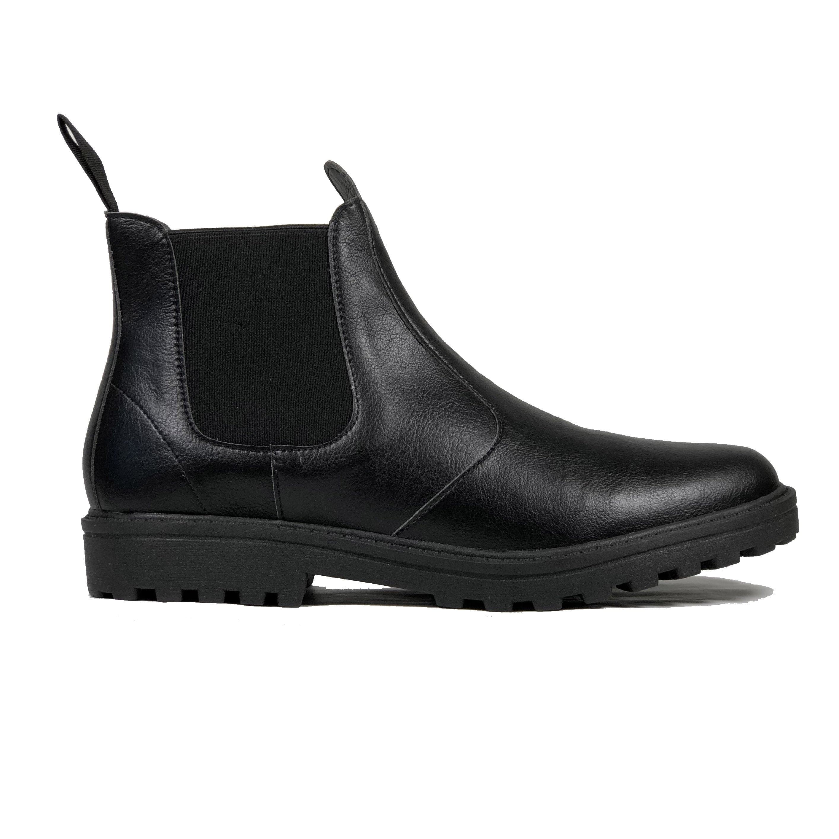 Chelsea boot - vegan school shoe by Vegan Style - black | Vegan Style