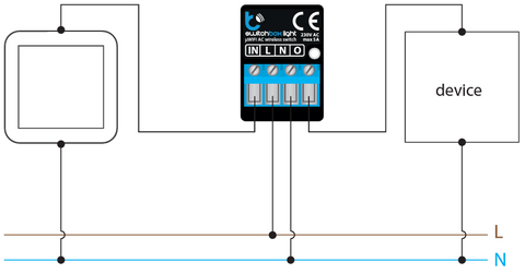 Vezalna shema SwitchBoxLight