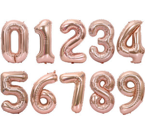 number balloons store