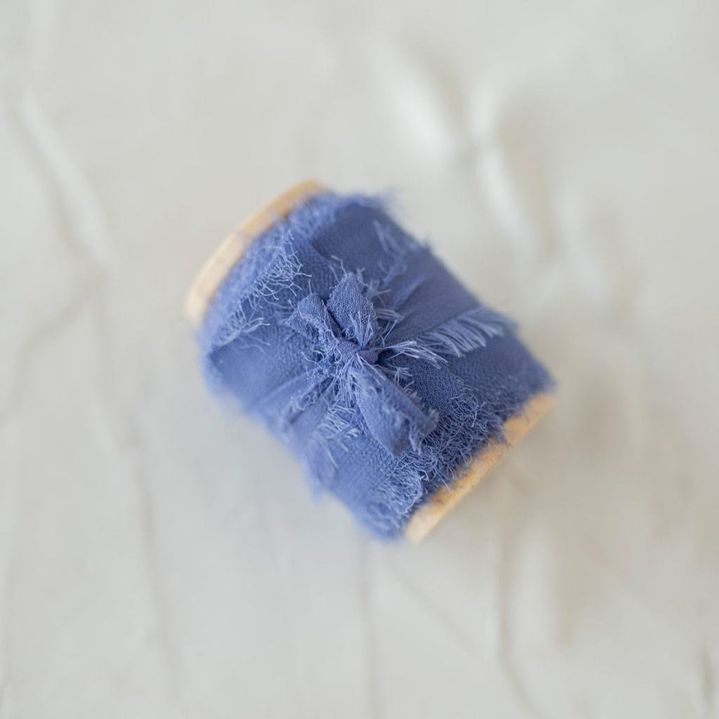 Cornflower Blue Silk Chiffon Styling Ribbon – Lovely Ring Boxes