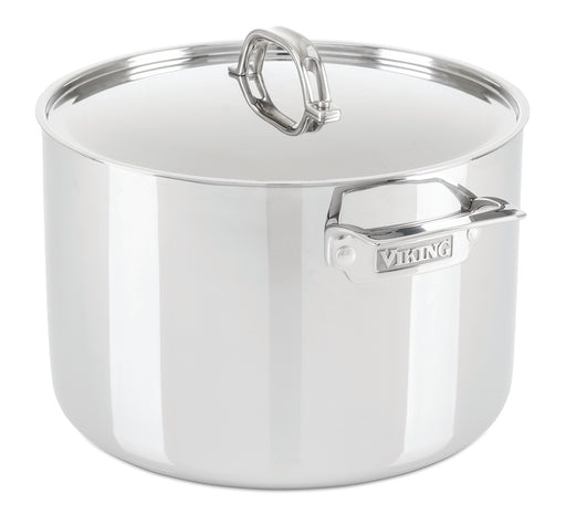 Viking 3-Ply Oval Roaster 8.5-Quart with Metal Induction Lid Rack