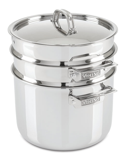 Cuisinart 766S-22 6 Qt. Stainless Steel Pasta Pot w/Straining Cover  Chef's-Classic-Stainless-Cookware-Collection, 6-Quart