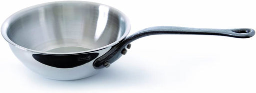 Mauviel M'Cook Curved Splayed Saute Pan with Lid (1.7 Quarts)