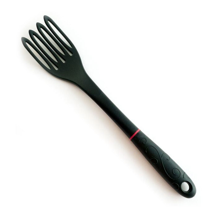 Norpro Grip-EZ Jumbo Fiskie Fork and Whisk Combo Kitchen Tool, 11-Inch, Black