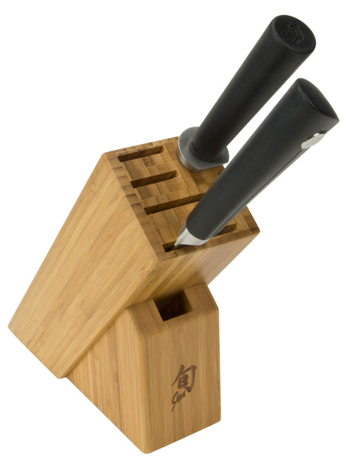 Anolon 47995 AlwaysSharp Japanese Steel Knife Block Set with Built