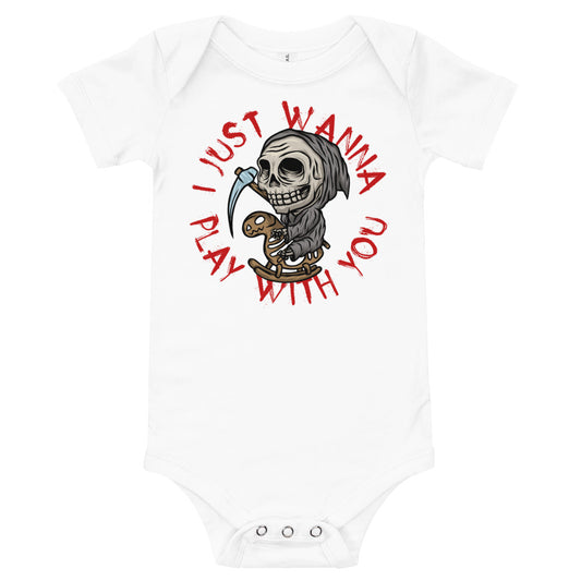 I just wanne play with you Reaper - Baby Body Bodysuit