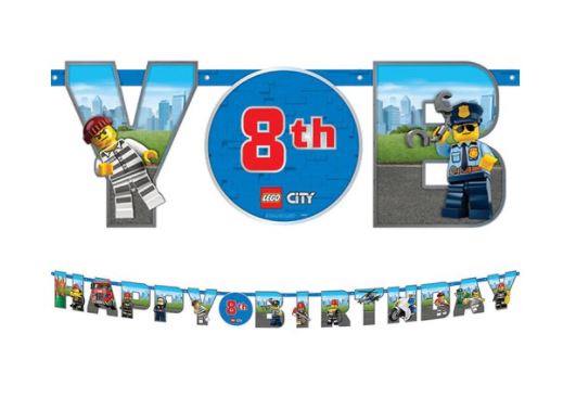 Lego City Birthday Banner - Customisable – LEGOLAND® Discovery Centre